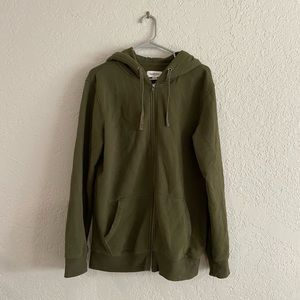 Green Goodfellow zip hoodie